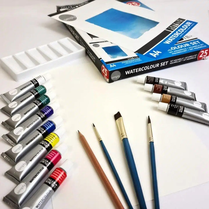 Daler Rowney akvarell készlet 25 db tartozékkal (4)