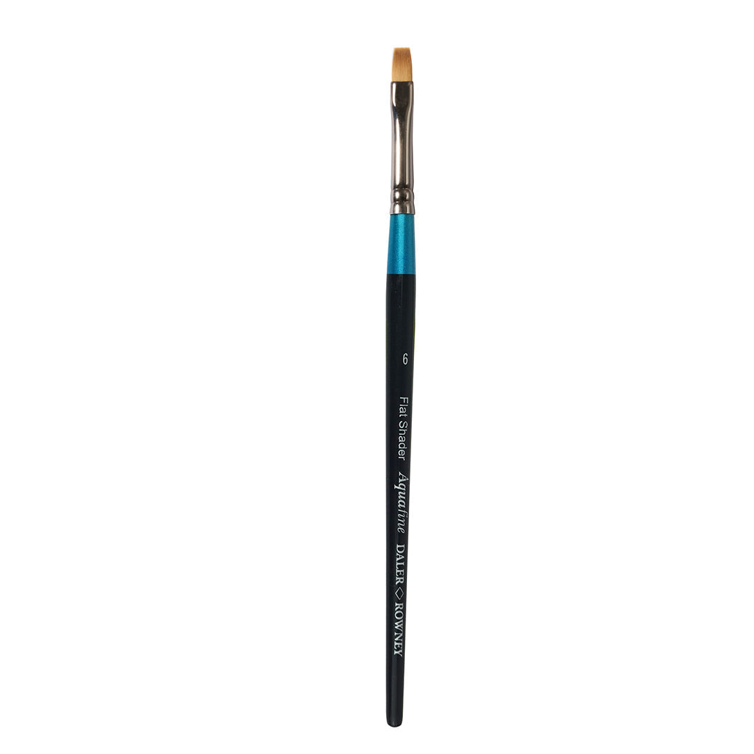 DALER ROWNEY Aquafine szintetikus akvarell ecset rövid nyéllel flat shader