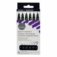 DALER ROWNEY D&R Simply tűfilc készlet 0,05 - 0,8 mm
