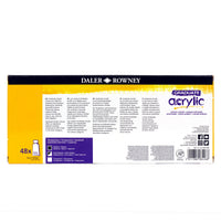 DALER ROWNEY Graduate akrilfesték készlet 48 x 22 ml