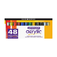 DALER ROWNEY Graduate akrilfesték készlet 48 x 22 ml