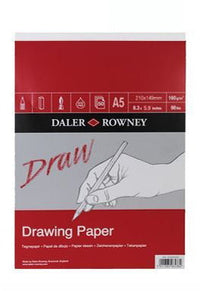 Daler-Rowney Medium Grain rajztömb 160 g/m² 50 lap A5 ragasztott