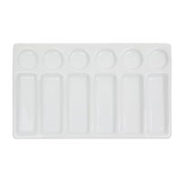 DALER ROWNEY porcelán festőpaletta téglalap alakú 22 x 20 cm