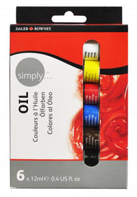 Daler- Rowney - SIMPLY olajfesték készlet 6 x 12ml