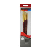 DALER ROWNEY Simply olajfestő ecsetkészlet – sertésszőr, 3 db, 1-es méret