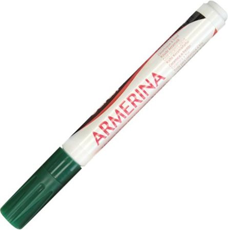 DARWI ARMERINA égetés nélküli porcelánfestő filc 2 mm / 6 ml – Sötétzöld