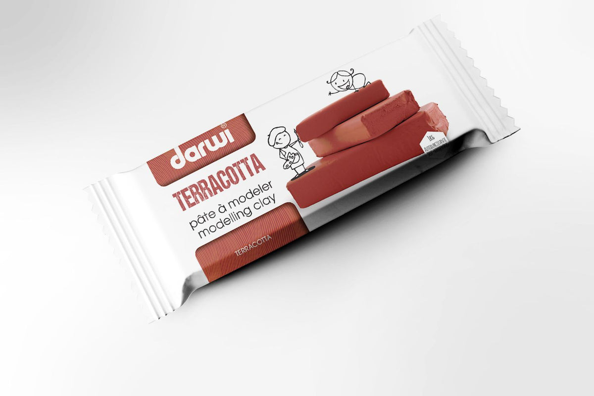 DARWI levegőn száradó gyurma 1000 g terrakotta