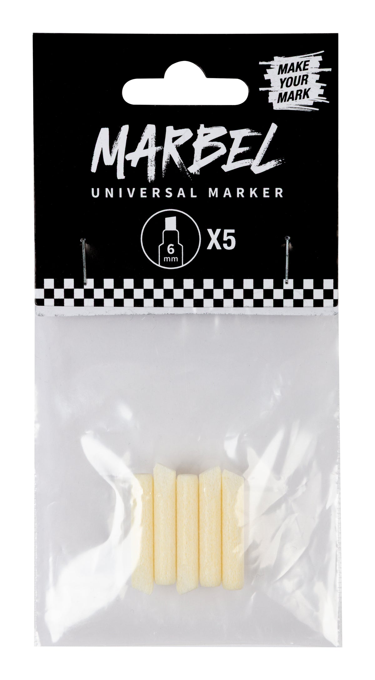 Póthegyek DARWI Marbel filctollakhoz 6 mm – 5 db
