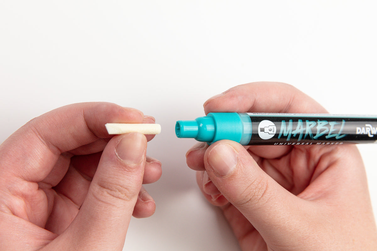 Póthegyek DARWI Marbel filctollakhoz 6 mm – 5 db