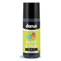 DARWI Paint & Peel 3in1 lehúzható üvegfesték 80 ml – fekete