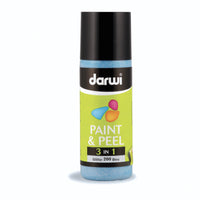 DARWI Paint & Peel 3in1 lehúzható üvegfesték 80 ml – csillámos kék