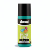 DARWI Paint & Peel 3in1 lehúzható üvegfesték 80 ml – sötétzöld