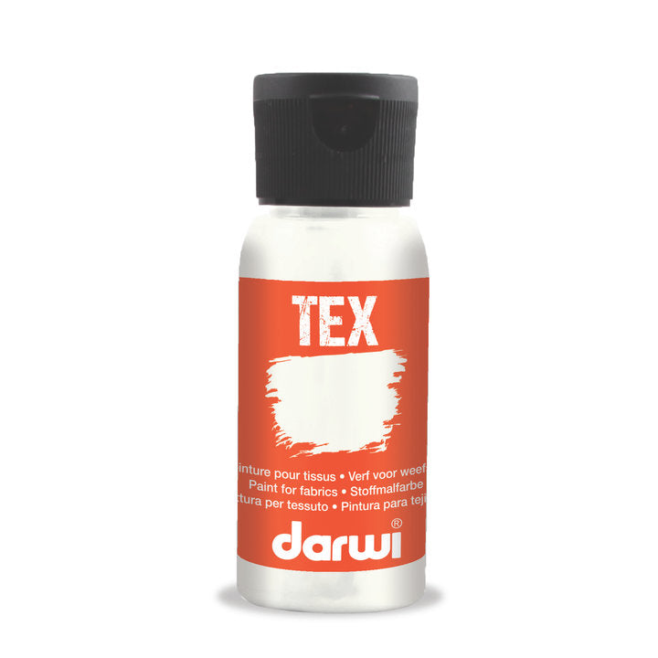 DARWI TEX szövetfesték 50 ml – 010 fehér