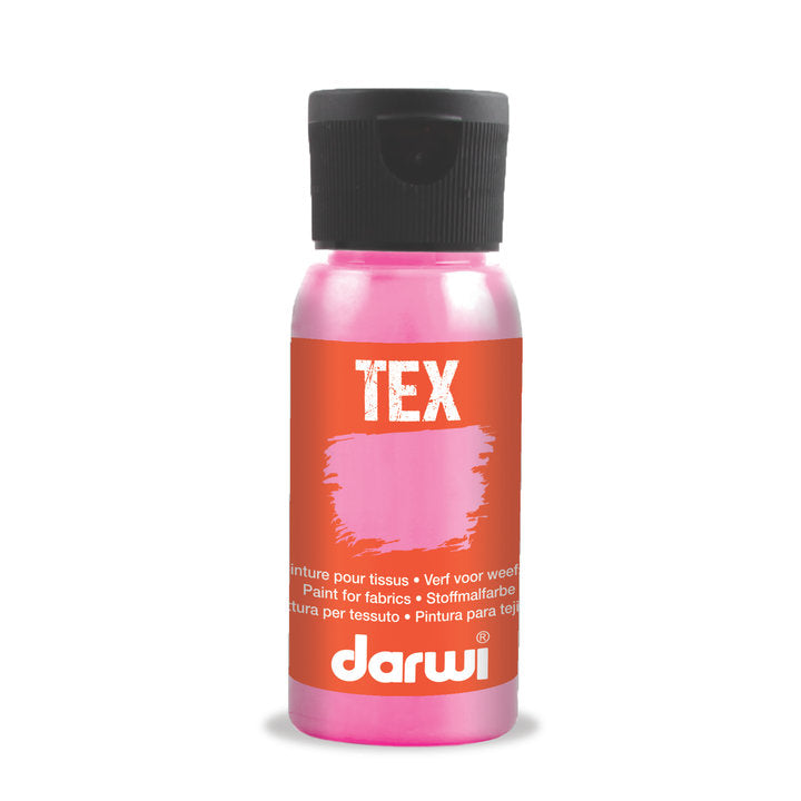 DARWI TEX szövetfesték 50 ml – 495 gyöngyház rózsaszín