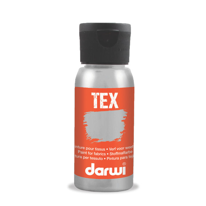 DARWI TEX szövetfesték 50 ml – 080 ezüst