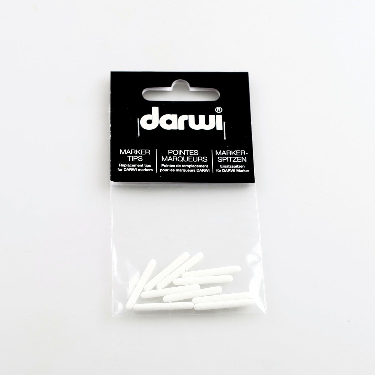 DARWI Tex Glitter tartalék hegyek textilfilchez 2 mm – 10 db