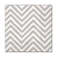 Decopuage szalvéta - Big Chevron Gray - 1 db