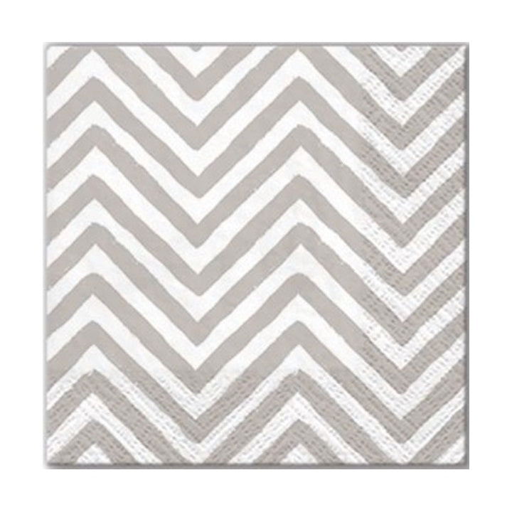 Decopuage szalvéta - Big Chevron Gray - 1 db