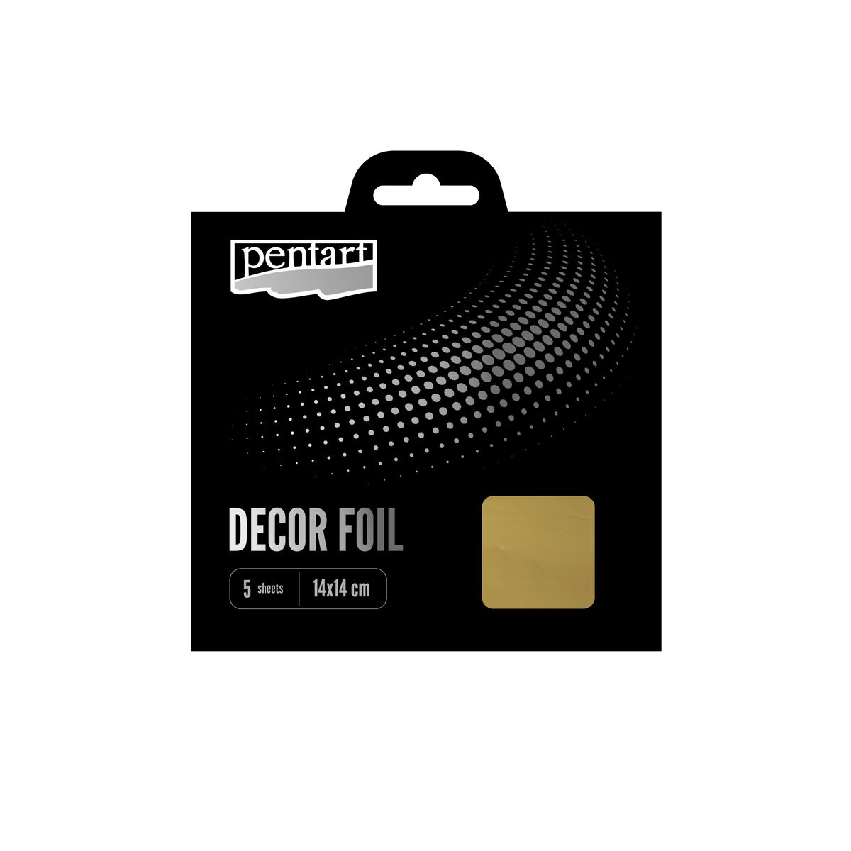 Decor foils metallic 14 x – arany cm