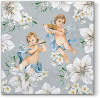Decoupage szalvéta Angels in Flowers - 1 db