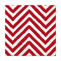 Decoupage szalvéta - Big Chevron Red - 1 db