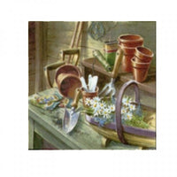 Decoupage szalvéta Daisies in Garden Shed - 1 db