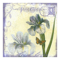 Decoupage szalvéta - Iris virágok - 1 db