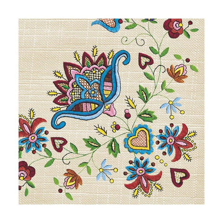 Decoupage szalvéta - Kashubian Folk 1 - 1 db