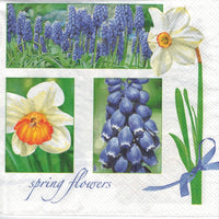 Decoupage szalvéta Muscari & Narcissus- 1 db