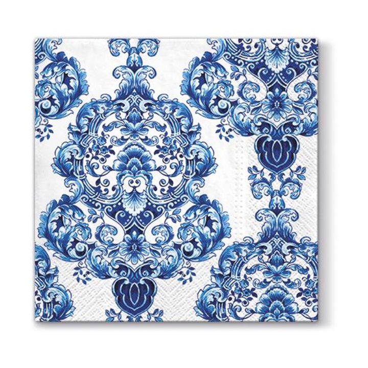 Decoupage szalvéta - Porcelán ornament - 1 db