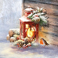 Decoupage szalvéta Robin by Lantern - 1 db