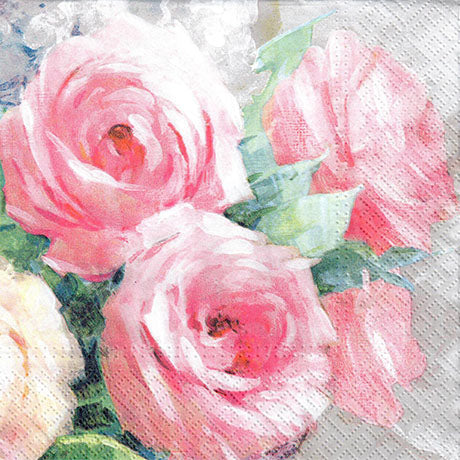 Decoupage szalvéta - Rózsák - 1 db