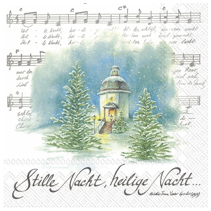 Decoupage szalvéta Silent Night - 1 db