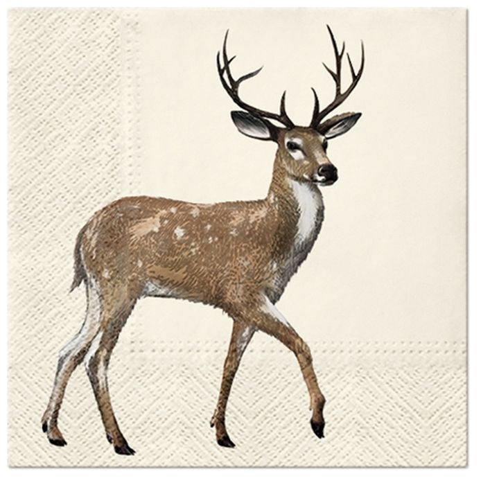 Decoupage szalvéta Walking Deer - 1 db