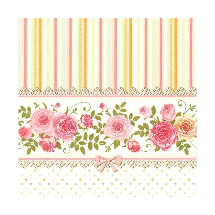 Decoupage szalvéták - Angol rózsák - 1 db