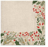 Decoupage szalvéták Berries Frame - 1 db