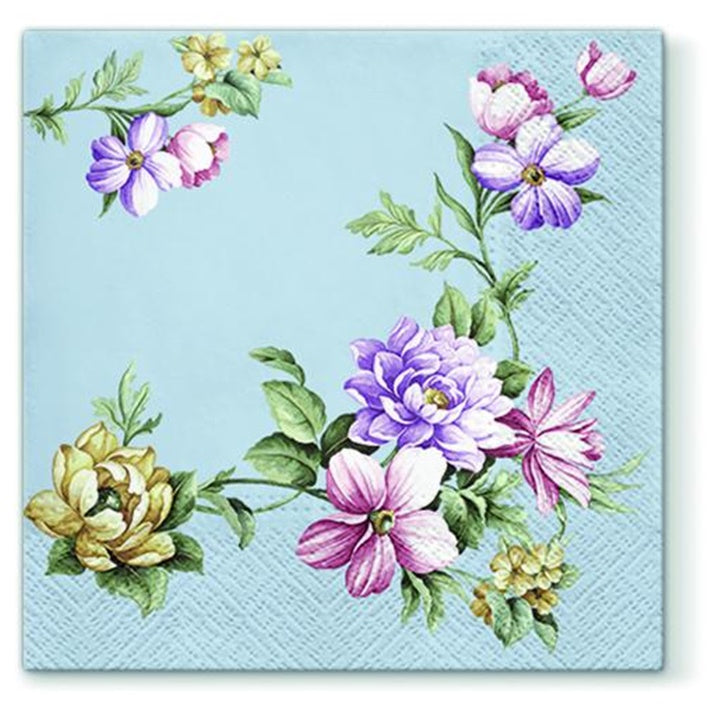 Decoupage szalvéták Blue Garland - 1 db
