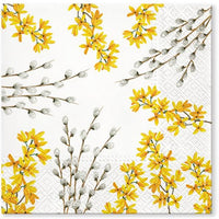 Decoupage szalvéták Catkins and Forsythia - 1 db