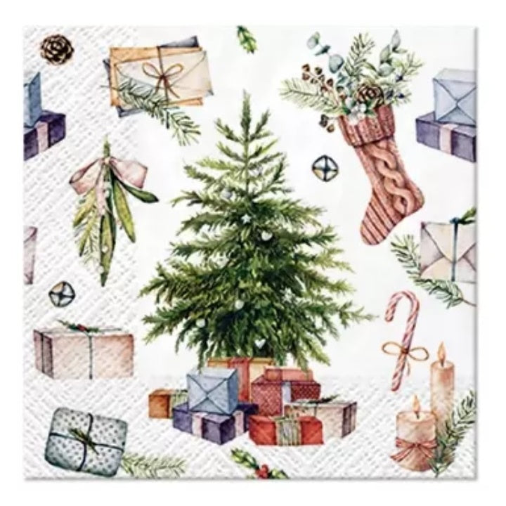 Decoupage szalvéták Christmas at Home - 1 db