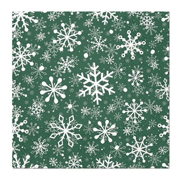 Decoupage szalvéták Christmas Snowflakes - 1 db