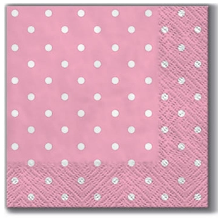 Decoupage szalvéták cocktail Pink Dots - 1 db