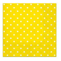 Decoupage szalvéták cocktail Yellow Dots - 1 db