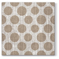Decoupage szalvéták Dots on Linen - 1 db