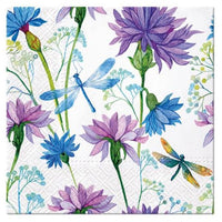 Decoupage szalvéták Flower with Dragonfly - 1 db