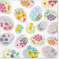 Decoupage szalvéták Flowered Eggs - 1db