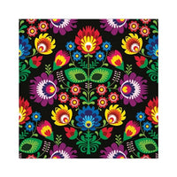Decoupage szalvéták - Folky Style Black - 1 db