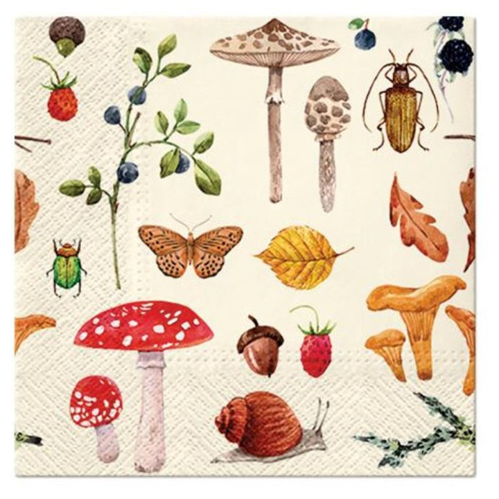 Decoupage szalvéták Forest Botany - 1 db