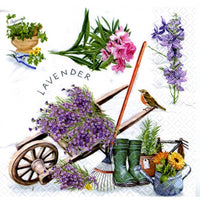 Decoupage szalvéták Gardening - 1 db