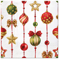 Decoupage szalvéták Karácsonyi díszek - 1db