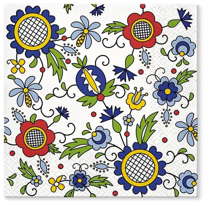 Decoupage szalvéták Kashubian Style - 1 db